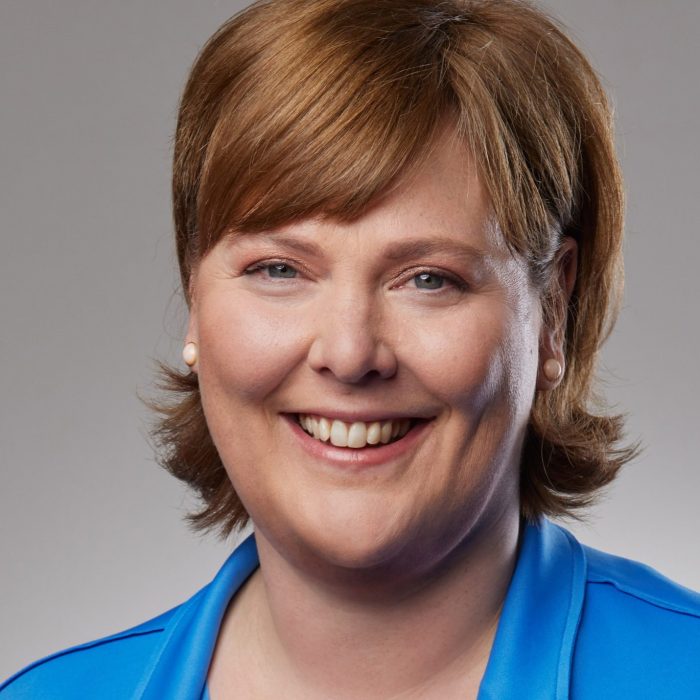 Portrait von Frau Schappin lächelnd